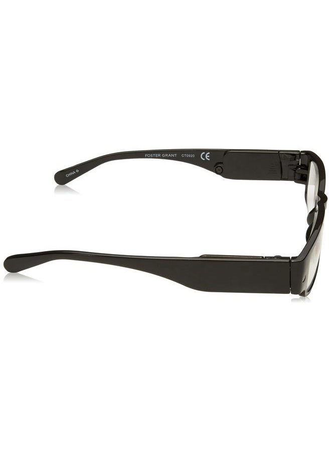 Foster Grant Lloyd Lightspecs Lighted Reading Glasses, Black/Transparent, 59 mm - Image 3