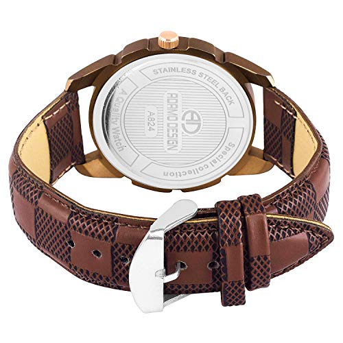 ADAMO Legacy (Day & Date) Men's Wrist Watch A829BR04 - Image 4