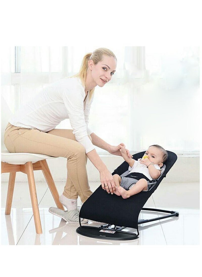 WALALLA - Adjustable Metal Folding Multi-Function Baby Balance Chair and Bouncer Sleeping Bed Crib Cradle - Image 1