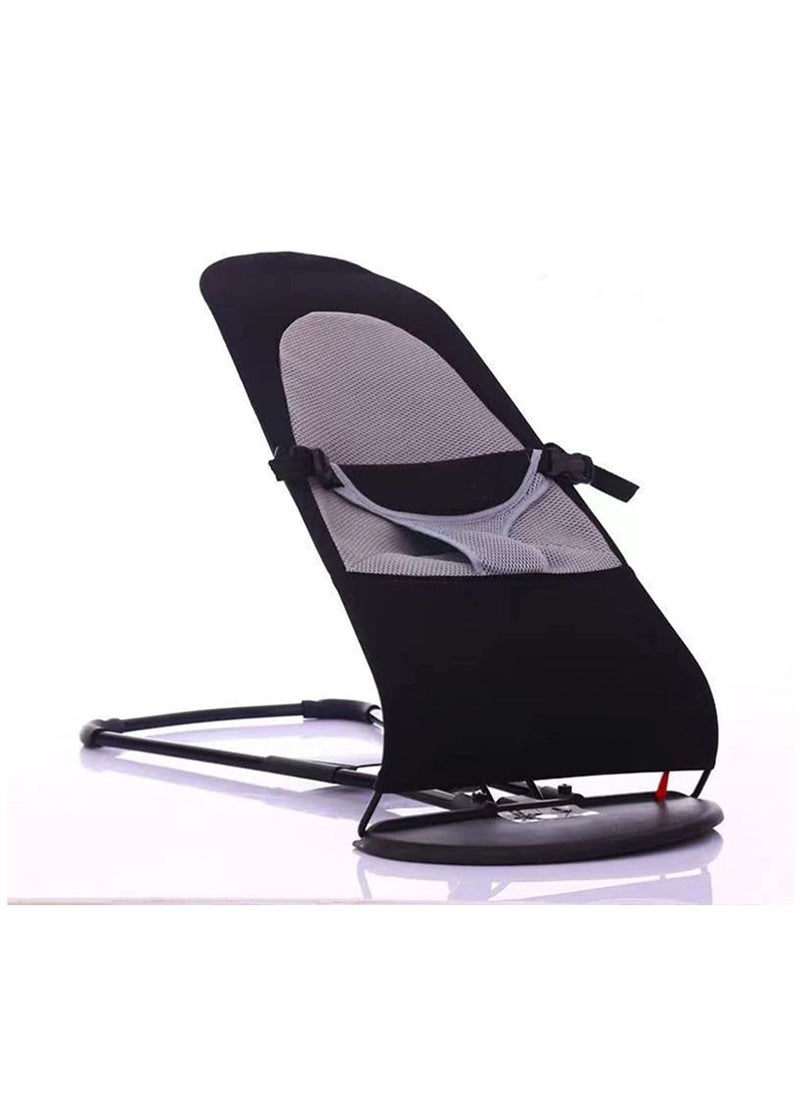 WALALLA - Adjustable Metal Folding Multi-Function Baby Balance Chair and Bouncer Sleeping Bed Crib Cradle - Image 1