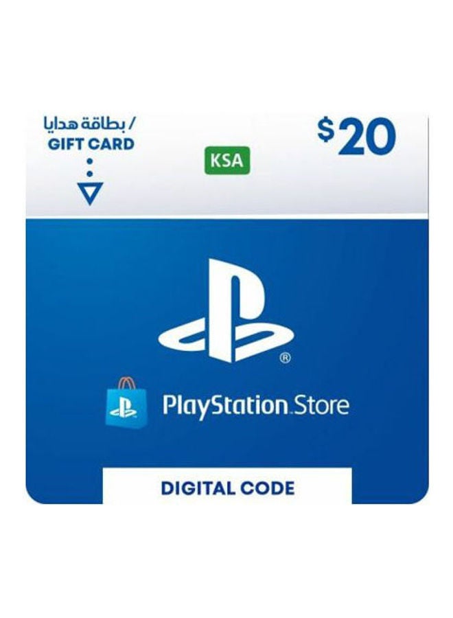 Playstation KSA 20 USD Gift Card