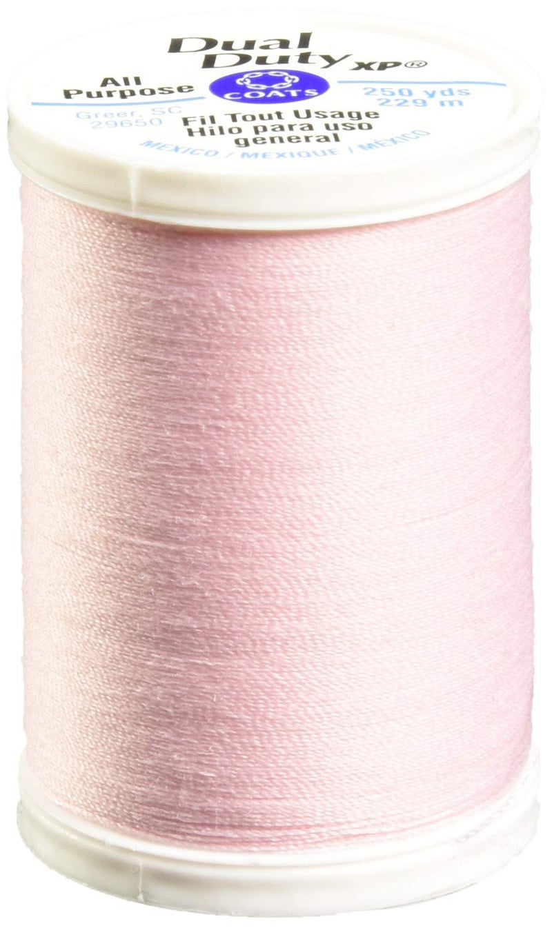 Coats Thread & Zippers S910-1180Coats Thread & Zippers Dual Duty Xp General Purpose Thread  250-Yard  Light Pink - Image 1