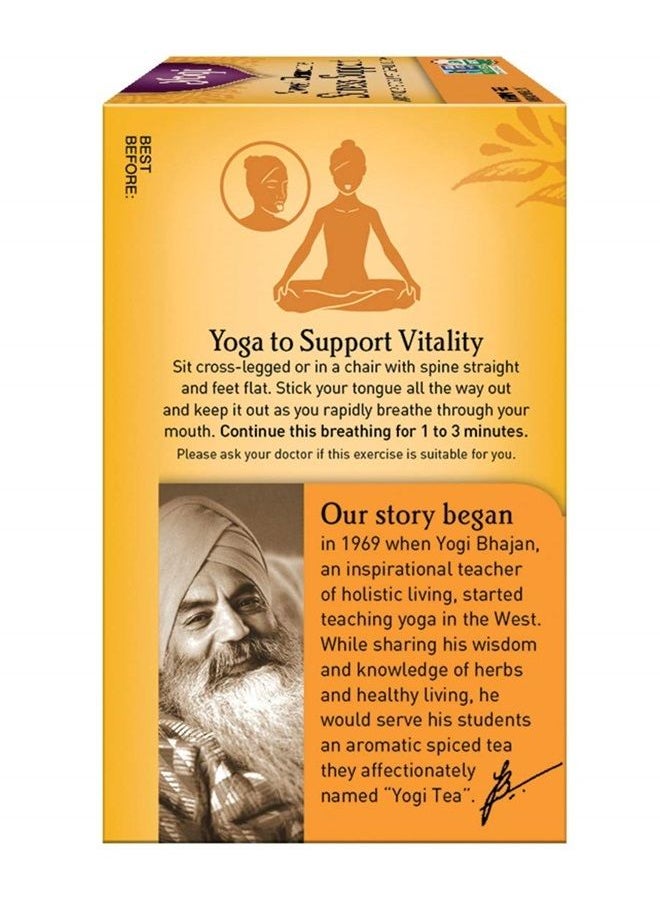 Yogi Tea Organic Sweet Clementine Stress Support Supplement, 16 Count  - Image 2