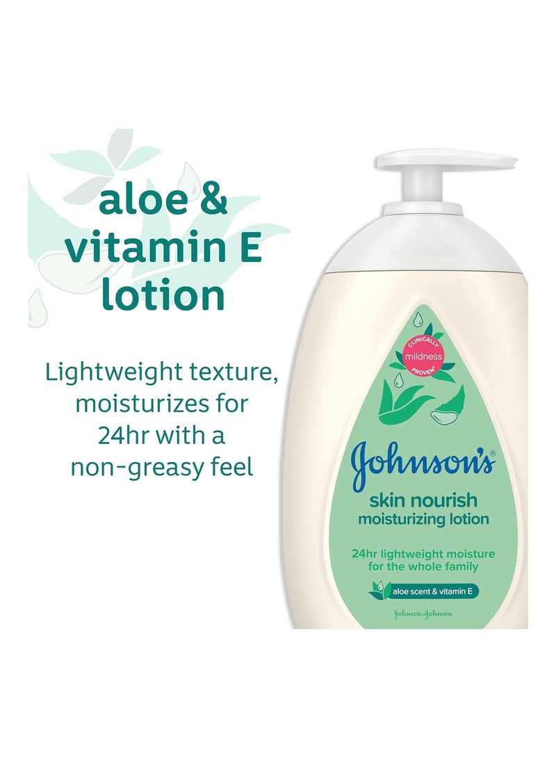 Johnson's Baby Baby Lotion With Aloe Vera And Vitamin E, 16.9 fl. Oz - Image 3