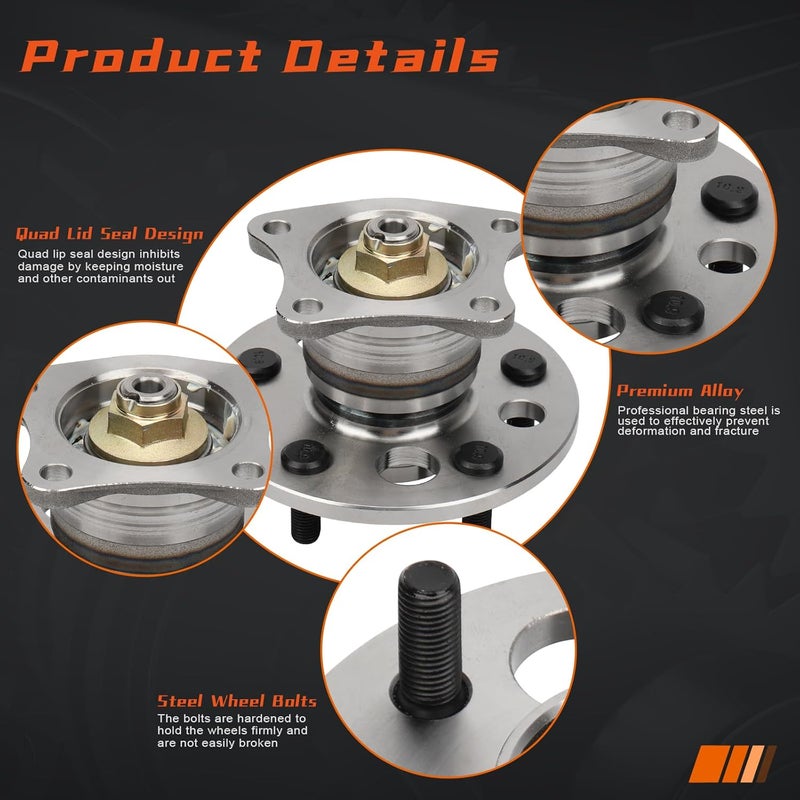DRIVESTAR 512311 Rear Wheel Hub & Bearing Assembly for Toyota and Lexus Models - Image 3