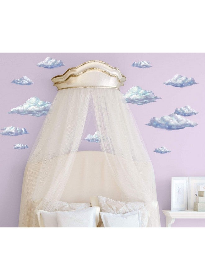 Create-A-Mural Sky Cloud Wall Decals Beautiful Cloud Wall Stickers Girls Wall Art Stickers for Bedroom Peel and Stick Kids Room Decor Nursery Toddler Teen Decorations Playroom Birthday Gift - Image 4
