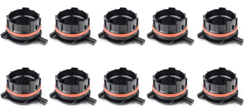DEMULAX 10Pcs H7 LED Headlight Bulb Adapter Base - Image 1