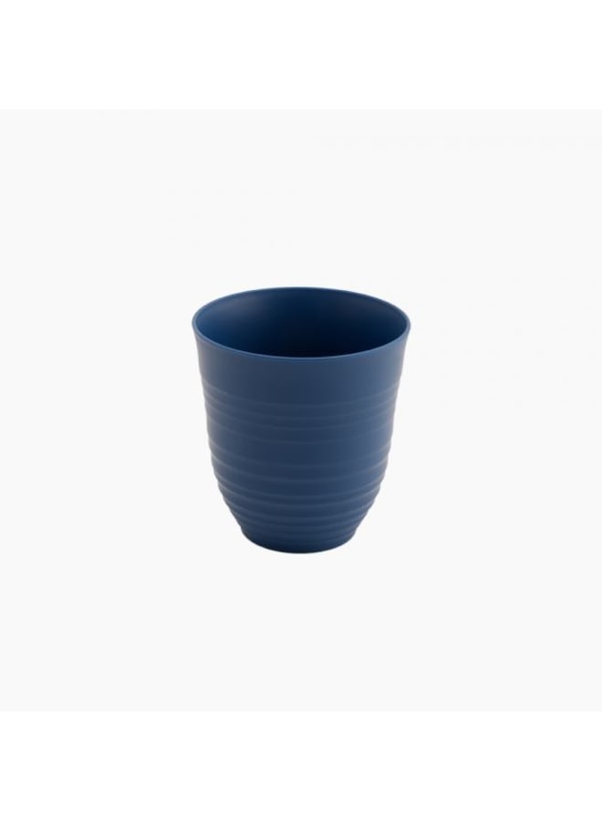 Home Tales Plastic Cup, 5 Cm X 5 Cm X 14 Cm Size, Navy Blue