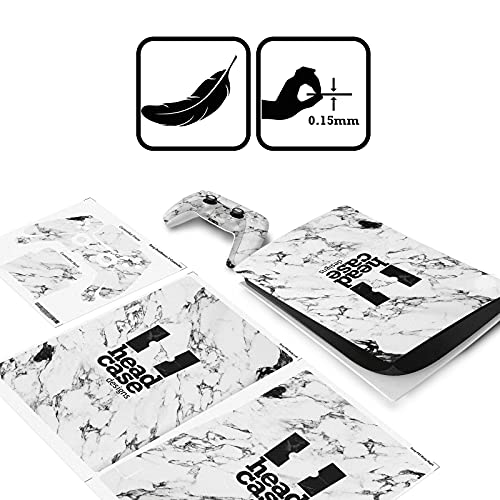 Head Case Designs تصميمات رأس الحالة ملصق وجه فينيل أيقوني مرخص رسميًا من كوبرا كاي مع شعارات مختلطة غلاف جلدي للألعاب متوافق مع وحدة تحكم سوني بلاي ستيشن 5 PS5 دوال سينس - Image 5