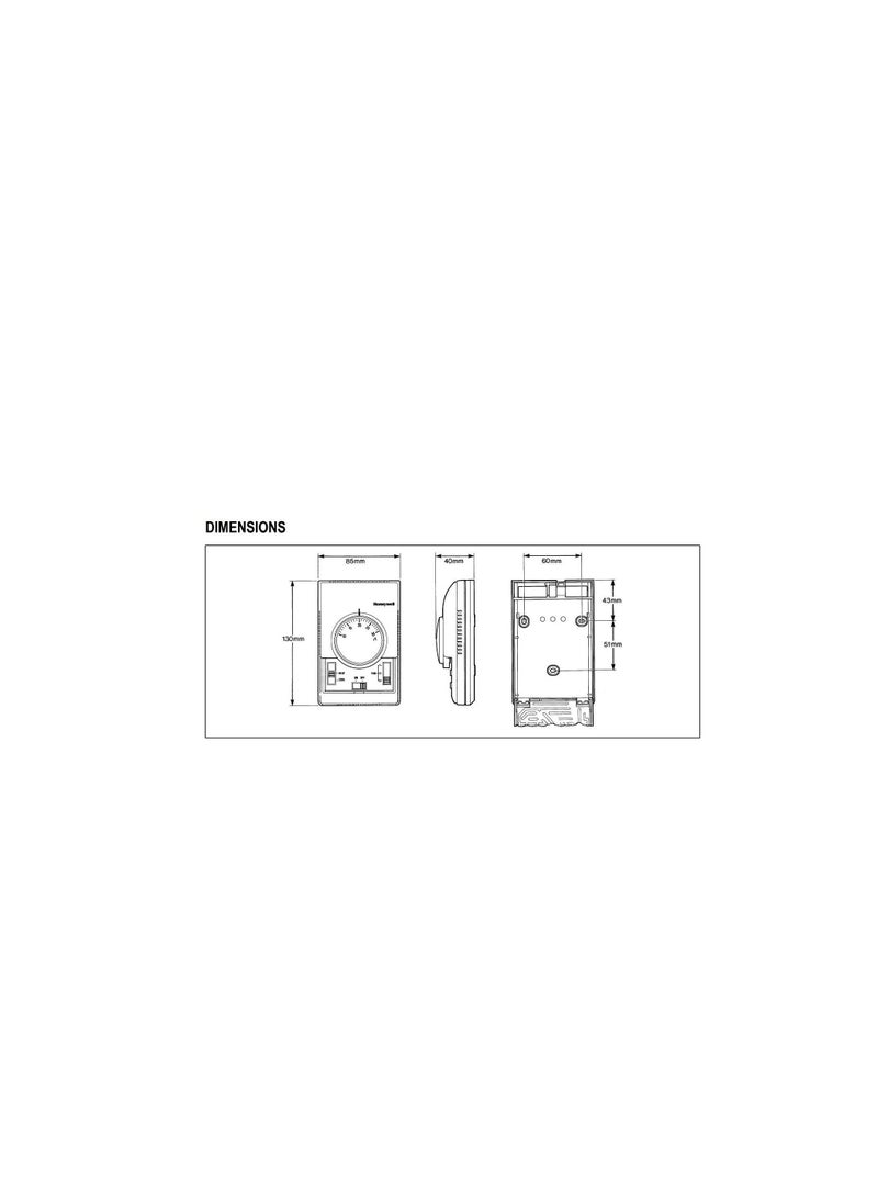 هوني ويل دليل ترموستات هانيويل T6373A1108  - Image 2