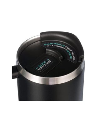Tal Tal Stainless Steel boulder mug with sliding splash-proof lid