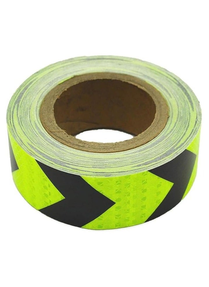 Duravel - Yellow And Black Arrow Car Reflective Stickers, Reflective Tape - Image 1
