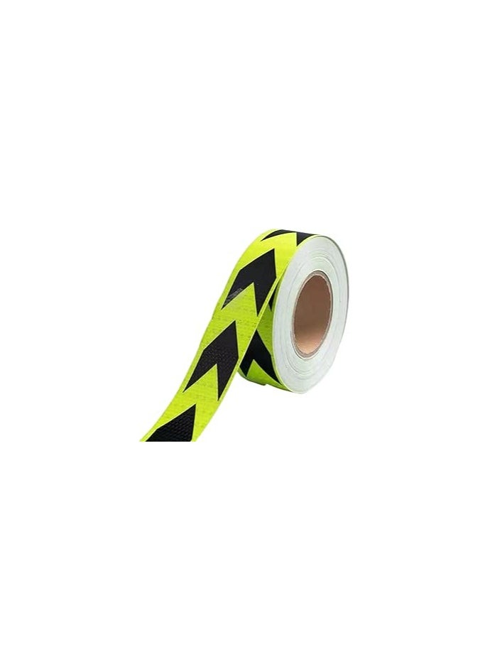 Duravel - Yellow And Black Arrow Car Reflective Stickers, Reflective Tape - Image 1