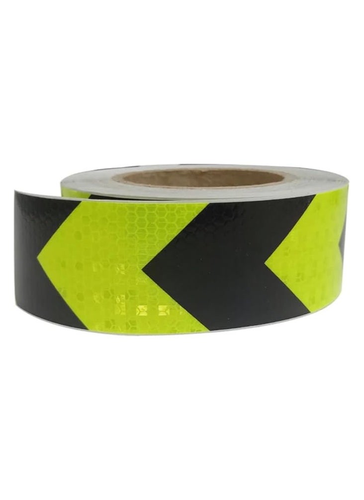 Duravel - Yellow And Black Arrow Car Reflective Stickers, Reflective Tape - Image 1