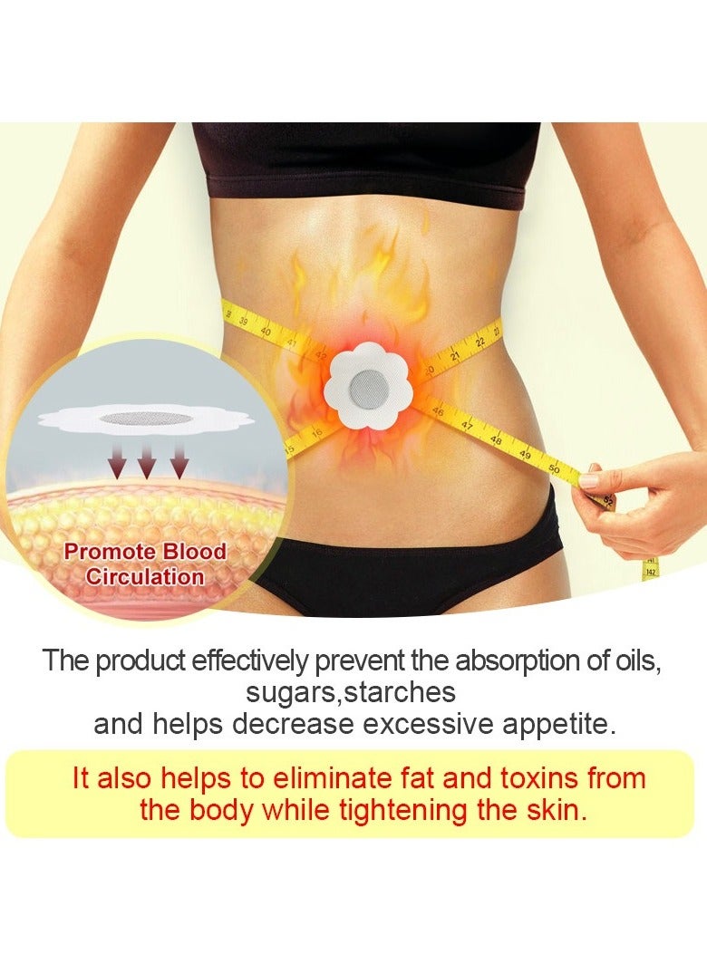 KanyeHB لصقة ديتوكس عشبية لحجب الدهون والكربوهيدرات، لصقات فعالة لتخفيف الوزن في البطن، لصقة سريعة لحرق دهون البطن وزيادة معدل الأيض لتقليل الوزن - Image 4