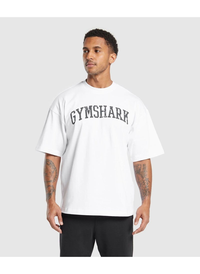 Gymshark Simple and loose cotton high-end breathable men's and women's fitness sports sweat absorbing soft short sleeved T-shirt  - Image 1
