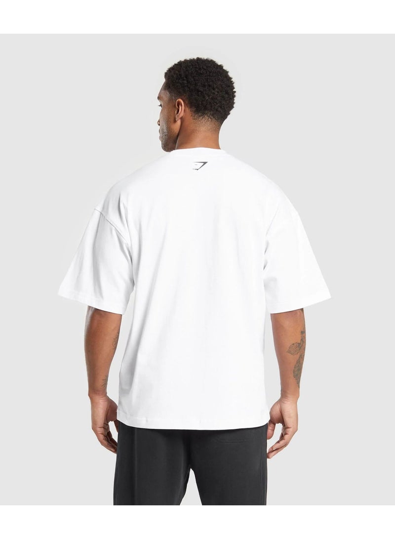 Gymshark Simple and loose cotton high-end breathable men's and women's fitness sports sweat absorbing soft short sleeved T-shirt  - Image 2