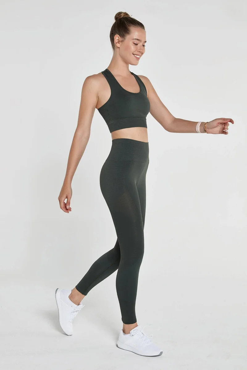جيرف Gela High Waist, Flexible and Recovery Sports Leggings Green