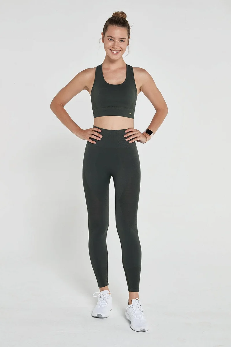 جيرف Gela High Waist, Flexible and Recovery Sports Leggings Green