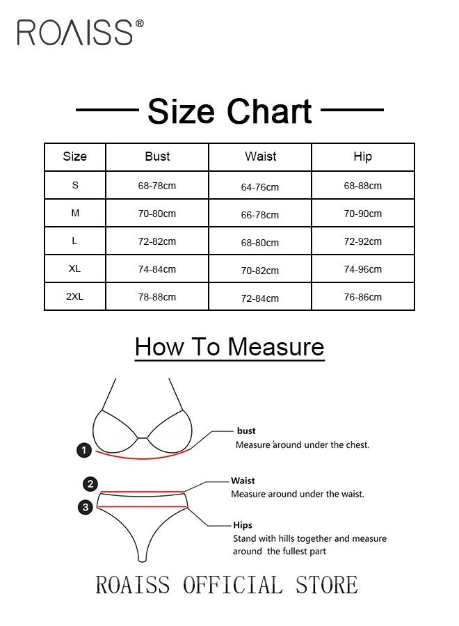 roaiss Women's Underwear Women's Chain Decorated with Lace Elements - Image 2