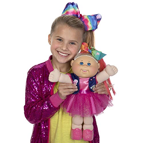 Cabbage Patch Kids JoJo Siwa Doll 14 PlushToy Includes Sparkly Dress Vest with Patches Giant Hair Bow with Birth Certificate Birthdate Birth Time - Image 5