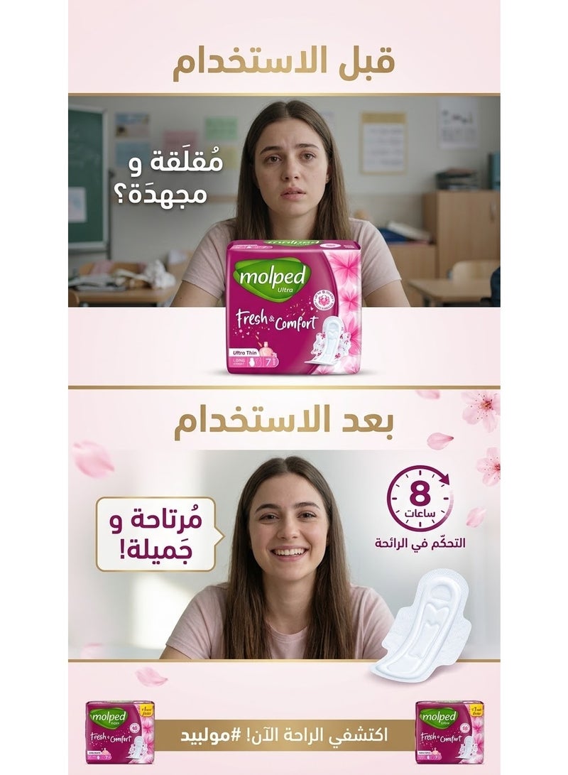 مولبيد فوط مولبيد ألترا فريش آند كمفورت – رفيعة جداً، طويلة، 7 فوط (+1 مجاناً) - Image 3