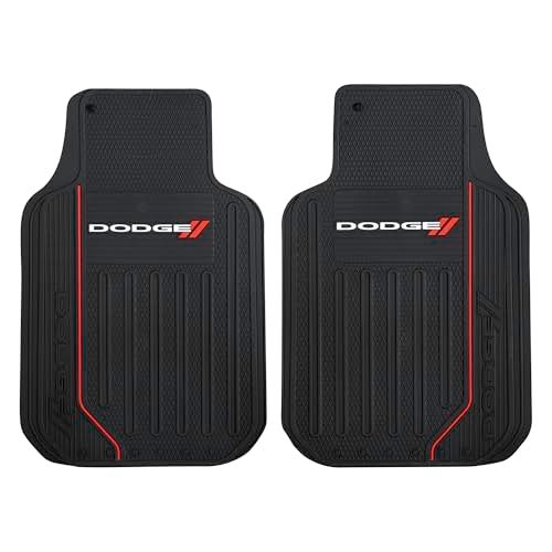 Plasticolor Elite 'Dodge' Automotive Floor Mat Set, (001468R01), Black - Image 1