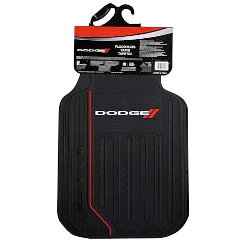 Plasticolor Elite 'Dodge' Automotive Floor Mat Set, (001468R01), Black - Image 3