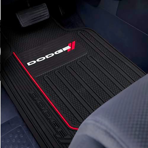 Plasticolor Elite 'Dodge' Automotive Floor Mat Set, (001468R01), Black - Image 4