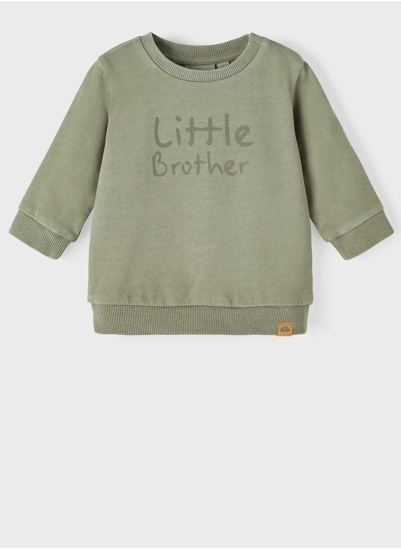 NAME IT - Kids Text Print Sweatshirt - Image 1