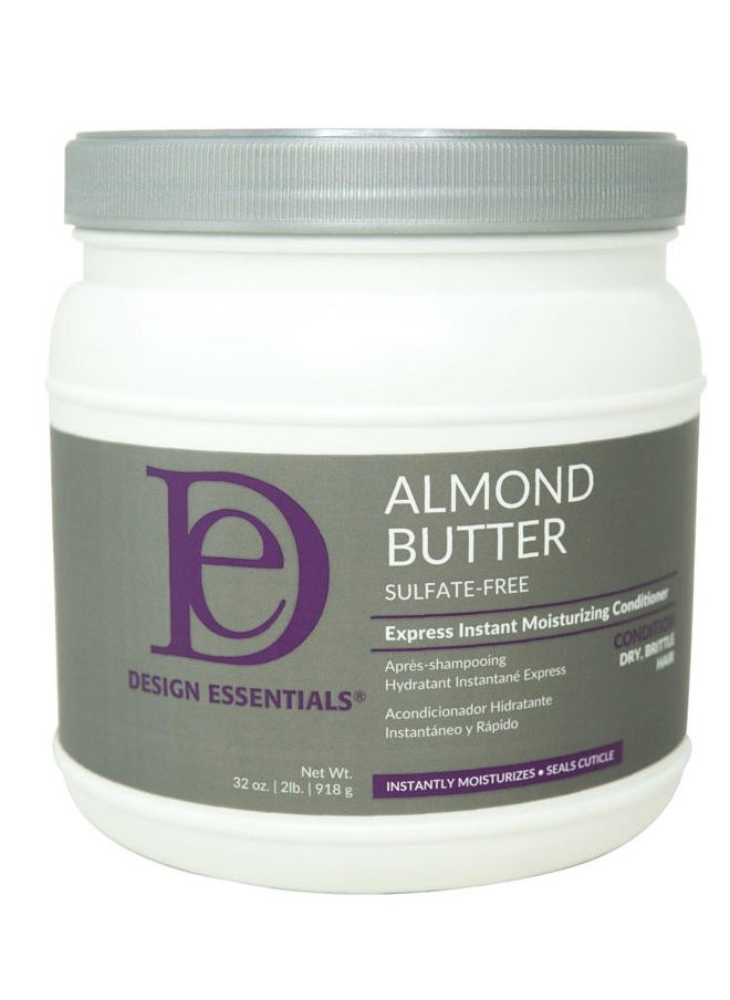 Design Essentials Almond Butter Express Instant Moisturizing Conditioner, For Hydrating and Moisturizing Dry, Brittle Hair, 32 oz (Pack of 1)  - Image 1