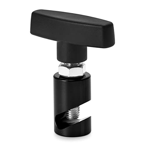 zipelo Lift Support Clamp, Hood Strut Fixing Clamps with Brass Core, Shock Prop Strut Stopper Retainer for Car Hood, Spark Plug Gap Gauge Tool, Universal Automotive Accessories (Black) - Image 5