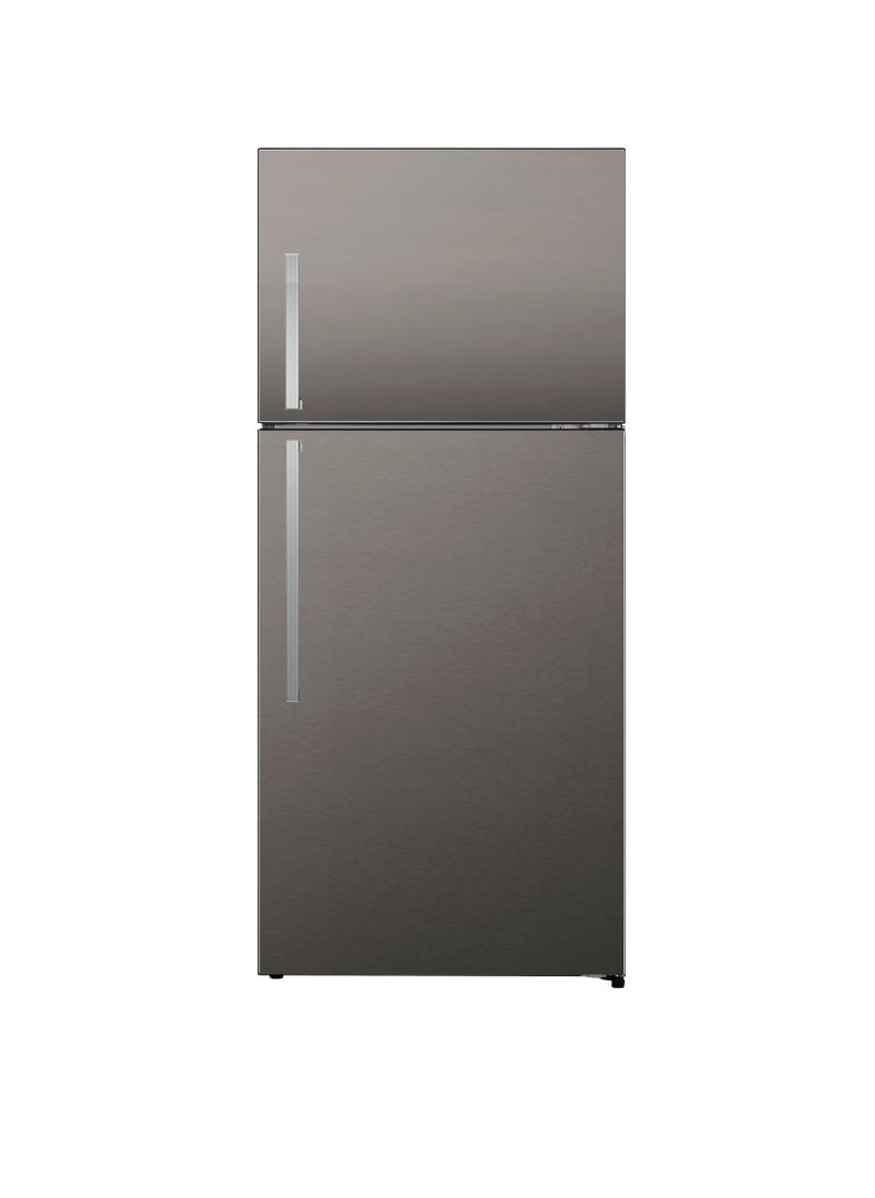 EDISON Edison EDIR461INV No Frost 2 Door Refrigerator, 466 Liters, 16.5 Feet, Top Freezer, Inverter - Silver  - Image 1