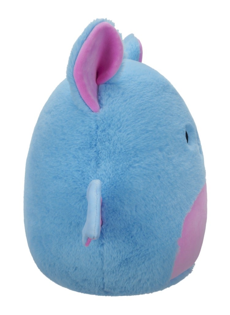 Squishmallows Plush Boyle Blue Fruit Bat with Pink Belly Fuzzamallows Plush Toy â€“ 30 cm Soft Collectible Stuffed Animal - Image 3