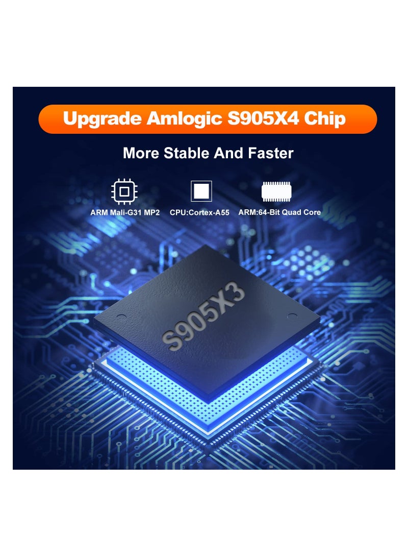 Super Console X4 Plus, Video Game Console Pre-Built-in 60000+Games, Retro Game Console Compatible, with 65+ emulators,EmuELEC 4.6/Android 11.0/CoreE, S905x4, 4K UHD Display, 2 Controllers included - Image 3