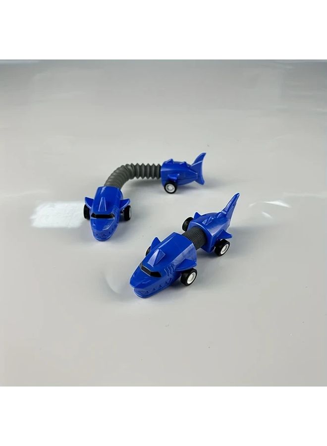 3pcs Pull Up Car Toys for Boys 360 Degree Transformation Stretch Racing Cars Birthday Gift - Image 4