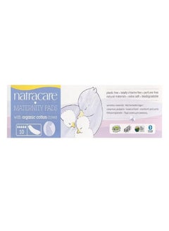 NATRACARE Maternity Pads with Organic Cotton Cover 10 Pads  - Image 2