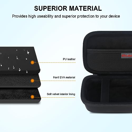 Elonbo Carrying Case for ORGBRO X1 Label Maker Machine, Portable Bluetooth Label Printer Storage Holder, Wireless Built-in Cutter Small Label Makers Handheld Sticker Maker Travel Bag, Black - Image 5