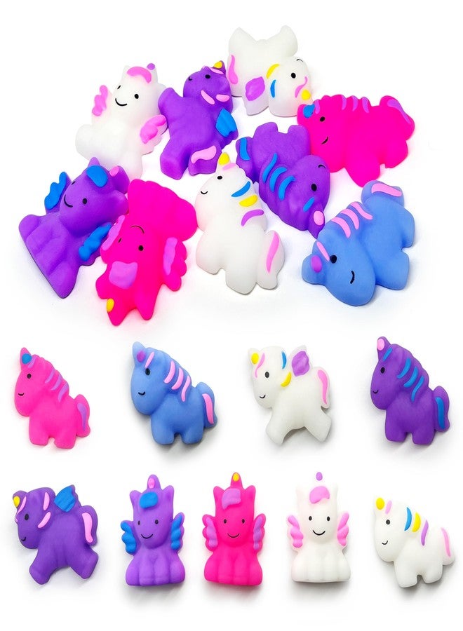 JIAHO 9 Pcs Unicorn Mochi Squishy Toys for Kids Party Favors, Kawaii Unicorn Squishies, Mini Animals Stress Relief Fidget Toys Bulk for Kids Prizes, Mochi Squishy Sensory Toy for Easter Basket Stuffers - Image 1