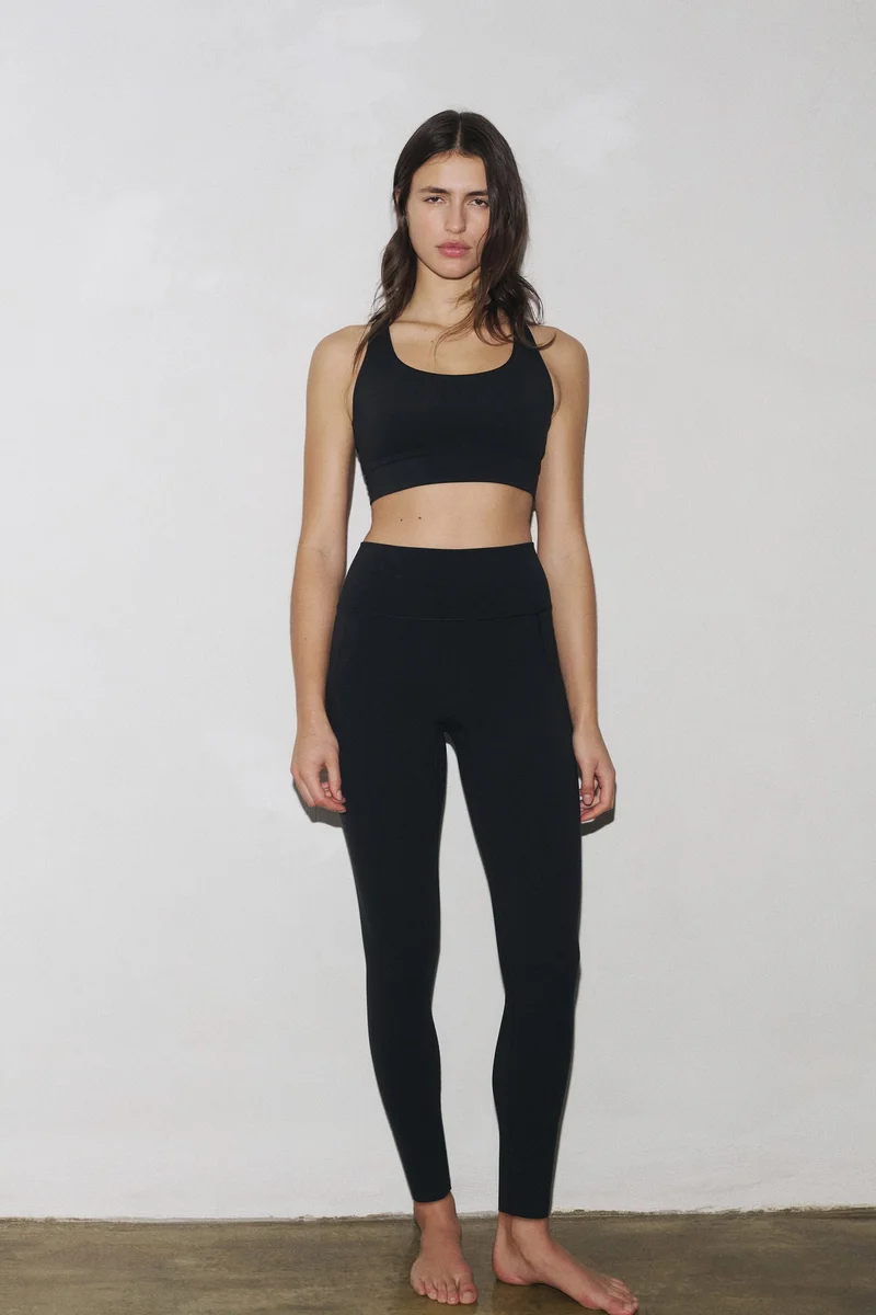 H&M Pocket-detail sports leggings with SoftMove™