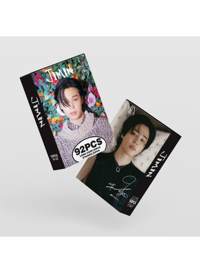 NIBEMINENT 92 Pcs Kpop BTS - JIMIN PRODUCTION DIARY Lomo Cards Card For Fans Collection Gifts - Image 2
