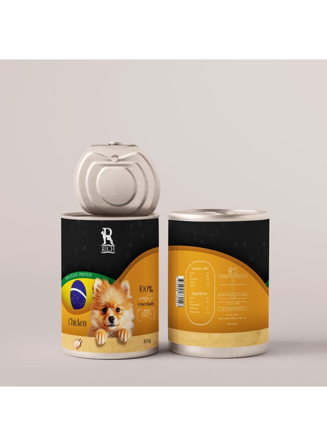 Chicken Brazilian Protein Cans For Dog- 400 Grams