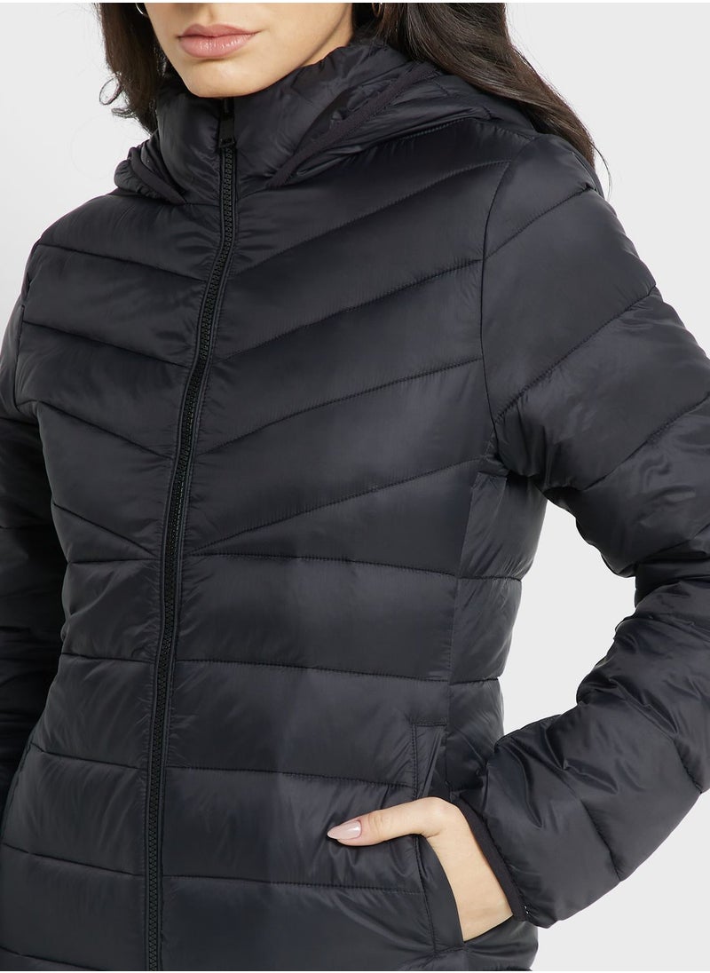 ONLY - Hooded Puffer Jacket - Image 1