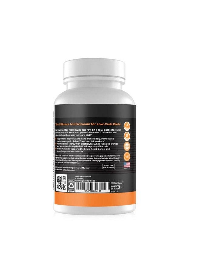 Ketolabs - Keto Vitamins By Ketocore; Keto Multivitamin For Ketosis Pills; Keto Supplement For Keto Diet; No Keto Flu; Rich In Magnesium & Potassium & Other Minerals; 90 Capsules - Image 1