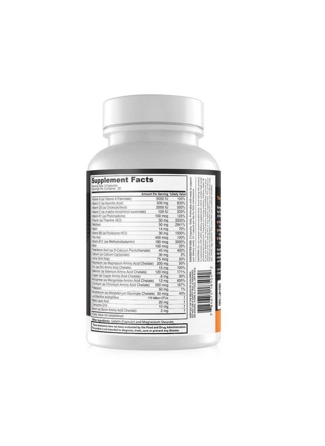 Ketolabs - Keto Vitamins By Ketocore; Keto Multivitamin For Ketosis Pills; Keto Supplement For Keto Diet; No Keto Flu; Rich In Magnesium & Potassium & Other Minerals; 90 Capsules - Image 1