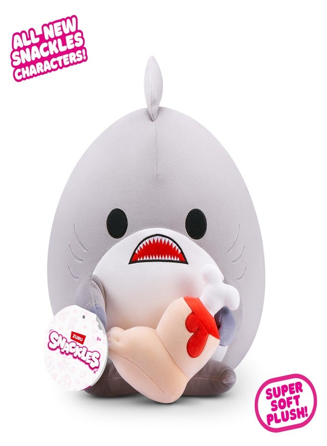 SNACKLES سناكليس سلسلة غير مرخصة 1 دمية محشوة 8 بوصة (فين) من زورو، دمية محشوة مع ملحق سناك - Image 3