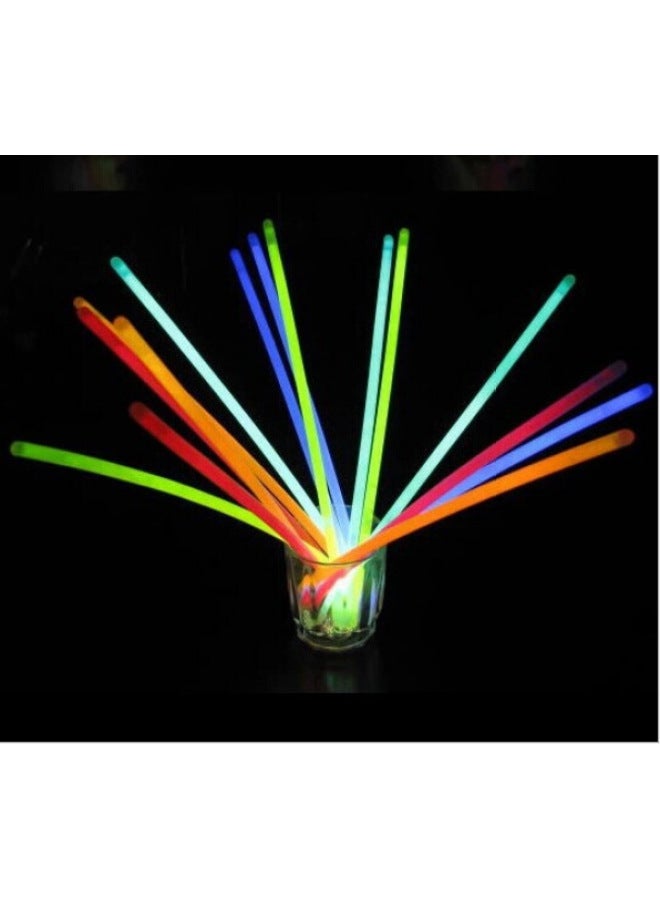 Glow Stick Accessories Glasses Frame Lantern Accessories Hair Card Luminous Toy Glow Stick Heart-Shaped Glasses Assembly Rack-Color:Glow Sticks - Image 1