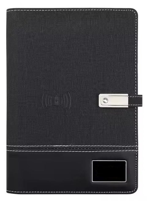 Smart business notebook with 8000mAh battery, 16G memory and 4-in-1 wireless charger