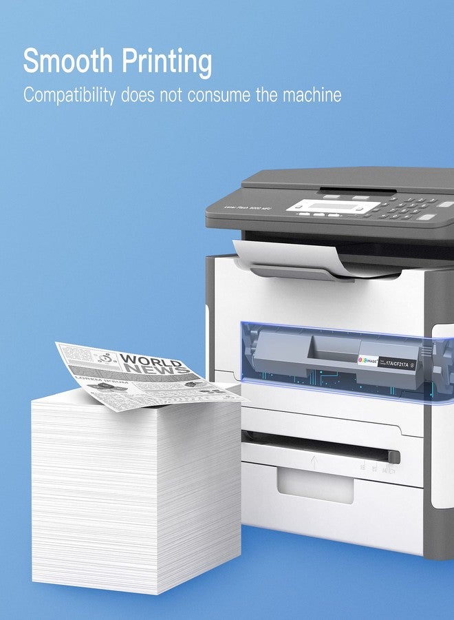 جي بي سي إيمدج خرطوشة حبر GPC Image 17A بديلة لخرطوشة حبر HP 17A CF217A السوداء، متوافقة مع طابعات HP LaserJet Pro M102w M130fw M130nw M130fn M102a M130a Pro MFP M130 M102 Series (2 أسود) - Image 5