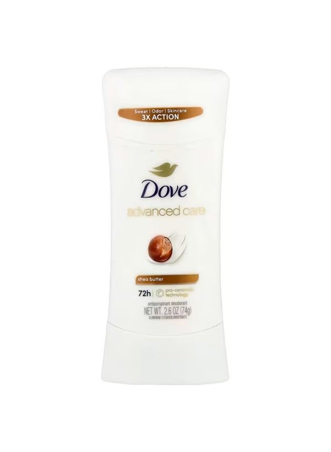 Dove, Advanced Care, Antiperspirant Deodorant, Shea Butter, 2.6 oz (74 g)